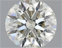 Natural Diamond 0.50 Carats, Round with Excellent Cut, K Color, SI2 Clarity and Certified by IGI