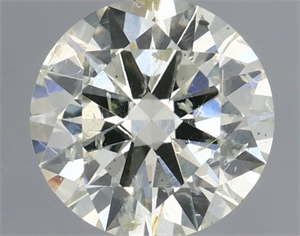 Foto Diamante Natural 0.54 quilates, Redondo , Color K, claridad SI2 y certificado IGI de