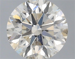 Picture of Natural Diamond 0.50 Carats, Round with Excellent Cut, K Color, SI2 Clarity and Certified by IGI