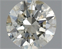 Natural Diamond 0.50 Carats, Round with Very Good Cut, K Color, SI2 Clarity and Certified by IGI
