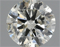 Natural Diamond 0.50 Carats, Round with Very Good Cut, K Color, SI2 Clarity and Certified by IGI