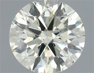Picture of Natural Diamond 0.50 Carats, Round with Excellent Cut, K Color, SI2 Clarity and Certified by IGI