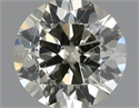 Natural Diamond 0.50 Carats, Round with Excellent Cut, L Color, SI2 Clarity and Certified by IGI