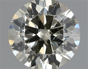 Picture of Natural Diamond 0.50 Carats, Round with Excellent Cut, L Color, SI2 Clarity and Certified by IGI