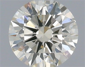 Picture of Natural Diamond 0.51 Carats, Round with Excellent Cut, L Color, SI2 Clarity and Certified by IGI
