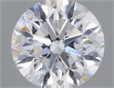 Natural Diamond 0.70 Carats, Round with Very Good Cut, D Color, SI2 Clarity and Certified by IGI