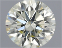 Natural Diamond 0.51 Carats, Round with Excellent Cut, N Color, SI2 Clarity and Certified by IGI