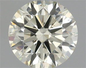 Picture of Natural Diamond 0.52 Carats, Round with Excellent Cut, N Color, SI1 Clarity and Certified by IGI