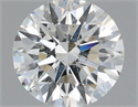 Natural Diamond 0.74 Carats, Round with Excellent Cut, F Color, SI1 Clarity and Certified by IGI