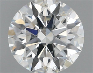 Picture of Natural Diamond 0.70 Carats, Round with Excellent Cut, E Color, SI1 Clarity and Certified by IGI