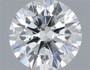 Picture of Natural Diamond 0.70 Carats, Round with Excellent Cut, F Color, SI2 Clarity and Certified by IGI