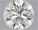 Natural Diamond 0.70 Carats, Round with Very Good Cut, F Color, SI1 Clarity and Certified by IGI