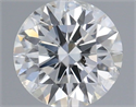 Natural Diamond 0.70 Carats, Round with Excellent Cut, G Color, SI2 Clarity and Certified by IGI