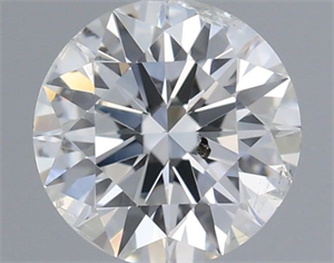 Picture of Natural Diamond 0.70 Carats, Round with Excellent Cut, G Color, SI2 Clarity and Certified by IGI