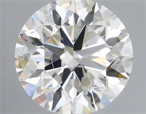 Picture of Natural Diamond 0.70 Carats, Round with Excellent Cut, G Color, SI2 Clarity and Certified by IGI
