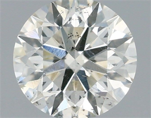 Picture of Natural Diamond 0.80 Carats, Round with Excellent Cut, I Color, SI2 Clarity and Certified by IGI