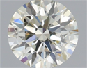 Natural Diamond 0.80 Carats, Round with Excellent Cut, K Color, SI2 Clarity and Certified by IGI