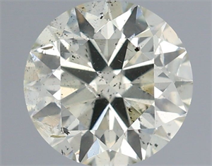 Picture of Natural Diamond 0.90 Carats, Round with Excellent Cut, M Color, SI2 Clarity and Certified by IGI