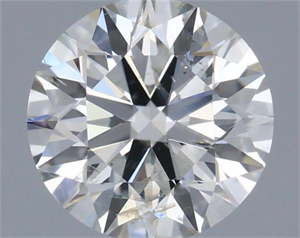 Picture of Natural Diamond 0.72 Carats, Round with Excellent Cut, H Color, I1 Clarity and Certified by IGI