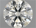 Natural Diamond 0.70 Carats, Round with Excellent Cut, H Color, SI2 Clarity and Certified by IGI