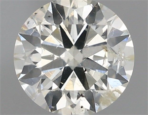 Picture of Natural Diamond 0.70 Carats, Round with Excellent Cut, H Color, SI2 Clarity and Certified by IGI