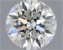 Natural Diamond 0.70 Carats, Round with Very Good Cut, I Color, VS2 Clarity and Certified by IGI