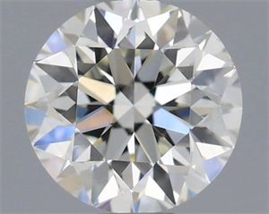 Picture of Natural Diamond 0.70 Carats, Round with Very Good Cut, I Color, VS2 Clarity and Certified by IGI