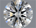Natural Diamond 0.70 Carats, Round with Excellent Cut, I Color, VS2 Clarity and Certified by IGI