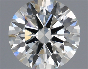Picture of Natural Diamond 0.70 Carats, Round with Excellent Cut, I Color, VS2 Clarity and Certified by IGI
