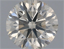 Natural Diamond 0.90 Carats, Round with Excellent Cut, K Color, SI2 Clarity and Certified by IGI