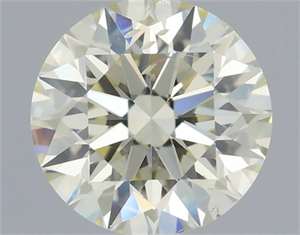Picture of Natural Diamond 0.91 Carats, Round with Excellent Cut, M Color, SI2 Clarity and Certified by IGI