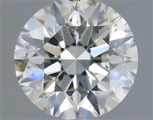 Picture of Natural Diamond 0.72 Carats, Round with Excellent Cut, I Color, SI2 Clarity and Certified by IGI