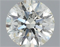 Natural Diamond 0.70 Carats, Round with Very Good Cut, I Color, SI2 Clarity and Certified by IGI