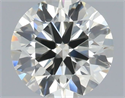 Natural Diamond 0.70 Carats, Round with Excellent Cut, J Color, VS1 Clarity and Certified by IGI