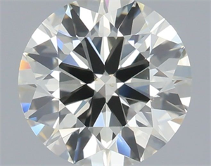 Picture of Natural Diamond 0.70 Carats, Round with Excellent Cut, J Color, VS1 Clarity and Certified by IGI