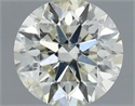 Diamante Natural 0.70 quilates, Redondo , Color J, claridad SI2 y certificado IGI