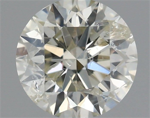 Picture of Natural Diamond 0.70 Carats, Round with Excellent Cut, J Color, I1 Clarity and Certified by IGI