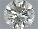 Diamante Natural 0.70 quilates, Redondo , Color K, claridad SI1 y certificado IGI