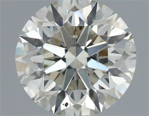 Foto Diamante Natural 0.70 quilates, Redondo , Color K, claridad SI1 y certificado IGI de