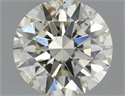 Natural Diamond 0.70 Carats, Round with Excellent Cut, K Color, SI2 Clarity and Certified by IGI
