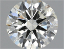 Natural Diamond 0.70 Carats, Round with Excellent Cut, K Color, SI2 Clarity and Certified by IGI