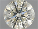 Natural Diamond 0.70 Carats, Round with Very Good Cut, K Color, I1 Clarity and Certified by IGI