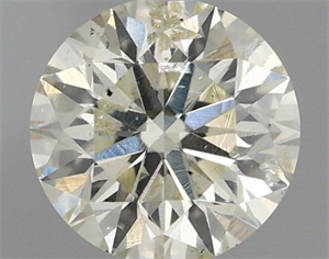 Picture of Natural Diamond 0.70 Carats, Round with Very Good Cut, K Color, I1 Clarity and Certified by IGI