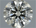 Natural Diamond 0.71 Carats, Round with Excellent Cut, L Color, I1 Clarity and Certified by IGI