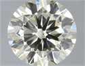 Natural Diamond 0.70 Carats, Round with Very Good Cut, M Color, SI1 Clarity and Certified by IGI