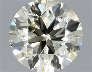 Picture of Natural Diamond 0.70 Carats, Round with Very Good Cut, L Color, SI2 Clarity and Certified by IGI