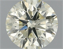 Natural Diamond 0.71 Carats, Round with Excellent Cut, N Color, SI1 Clarity and Certified by IGI