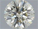 Natural Diamond 0.70 Carats, Round with Excellent Cut, M Color, SI1 Clarity and Certified by IGI