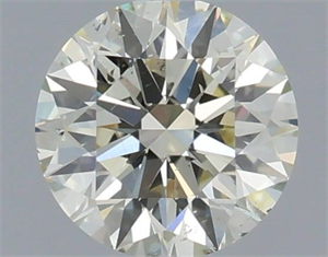 Picture of Natural Diamond 0.70 Carats, Round with Excellent Cut, M Color, SI1 Clarity and Certified by IGI