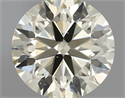 Natural Diamond 0.70 Carats, Round with Excellent Cut, M Color, VS2 Clarity and Certified by IGI